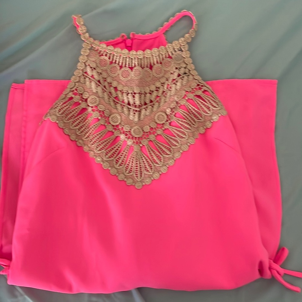 hot pink dress super cute for night out